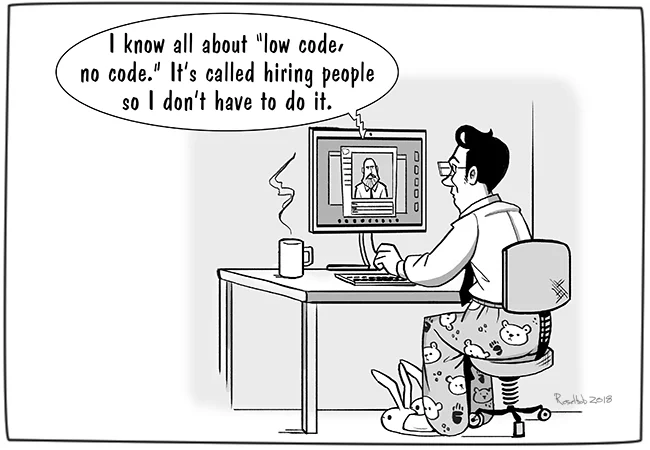 Low-code старой школы — нанять людей, чтобы не делать самому